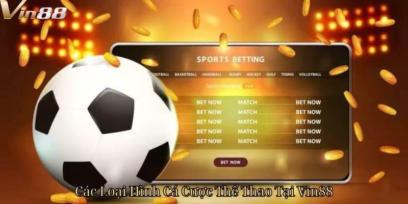 Các Loại Hình Cá Cược Thể Thao Tại Vin88